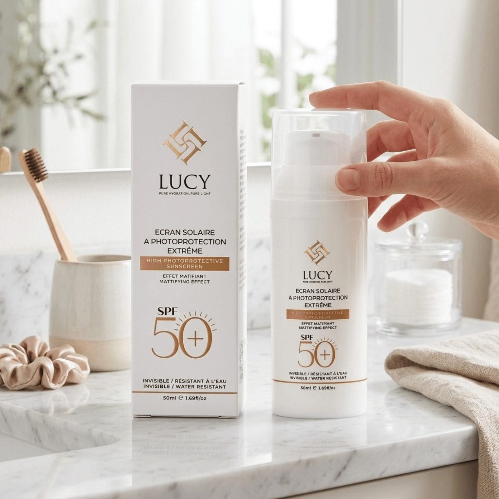 Crème Solaire Invisible SPF 50+ Sans Traces – Image 3